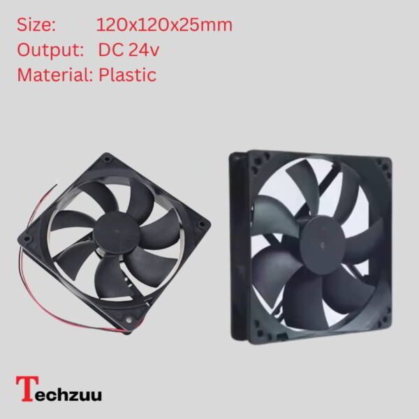 24v 120x120x25mm Fan 5 inch